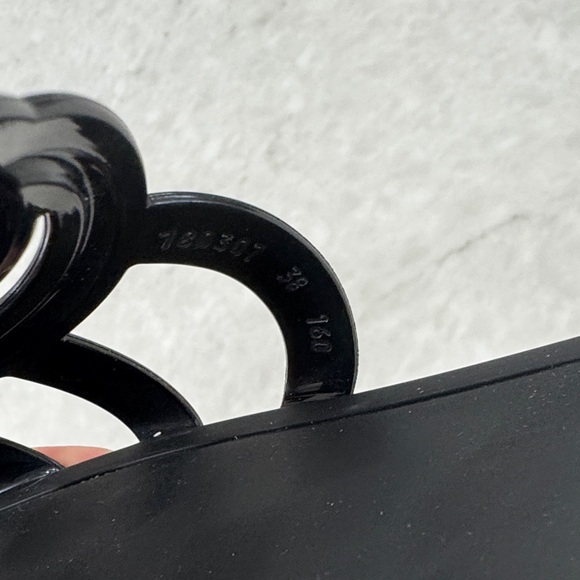 Gucci Black Interlocking G Slide Sandals - Picture 5 of 8